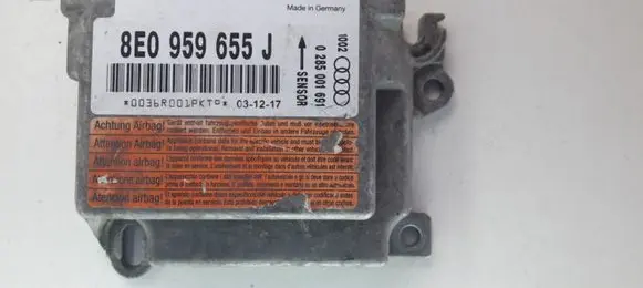 Audi A4 S4 B6 8E 8H Airbag control unit/module 0285001691 8E0959655J