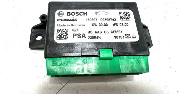 Peugeot 308 Parking PDC control unit/module 0263004465 9675749680 150807