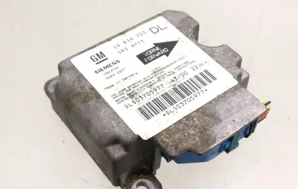 Opel Astra G Airbag control unit/module 24416703 5WK42977