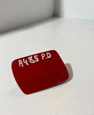 Headlight washer spray nozzle cap/cover