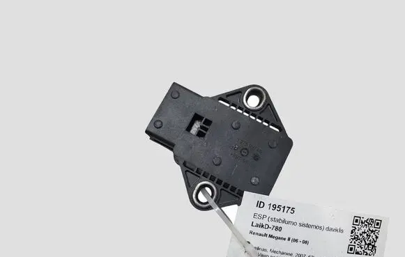 Renault Megane II ESP acceleration yaw rate sensor 0265005259 8200074266 0020073