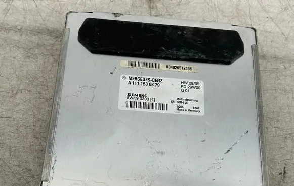 Mercedes-Benz SLK R170 Engine control unit/module A1111530879 5WK90390