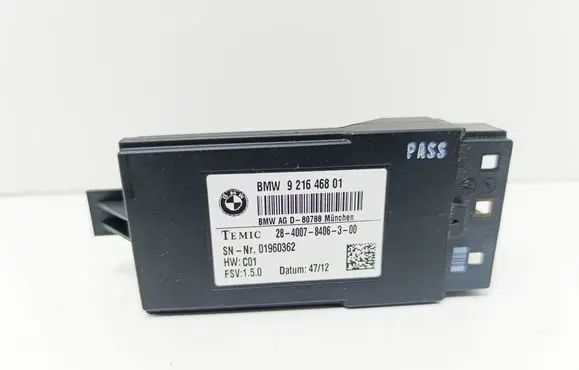 BMW 1 F20 F21 Seat heating relay 9216468