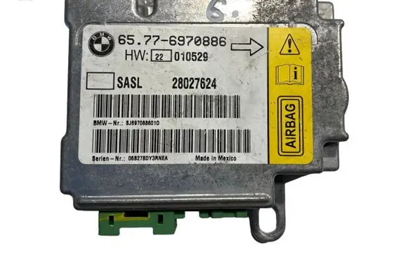 BMW 7 E65 E66 Airbag control unit/module 6970886 28027624 65776970886