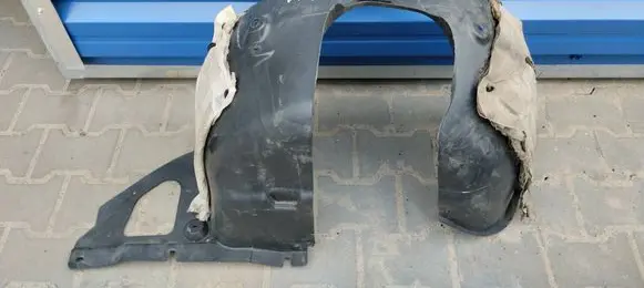 Peugeot 208 I Front wheel arch liner splash guards 9673797180