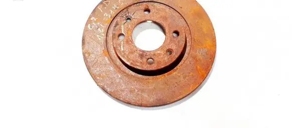 Citroen C2 Front brake disc neventiliuojamas