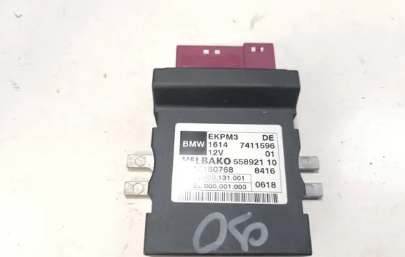 BMW X5 F15 Fuel injection pump control unit/module 7411596 0180160768 55892110