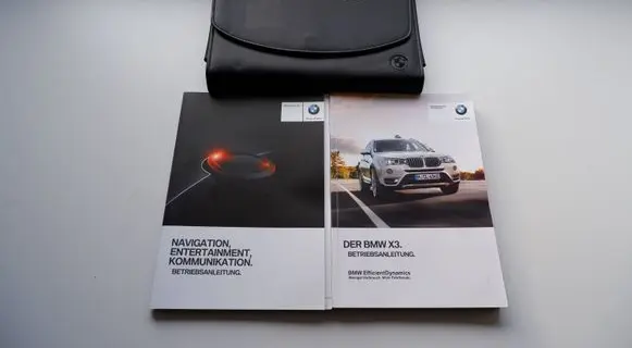 BMW X3 F25 Owners service history hand book 