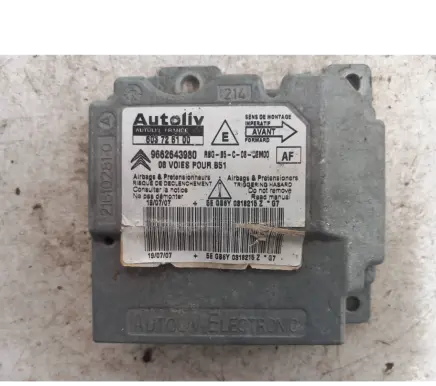 Citroen C4 I Airbag control unit/module 9662643980 603726100