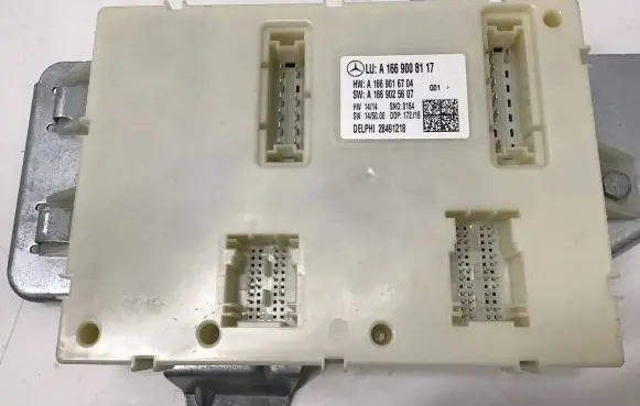 Mercedes-Benz GLS X166 SAM control unit A1669008117 A1669016704 A1669025607