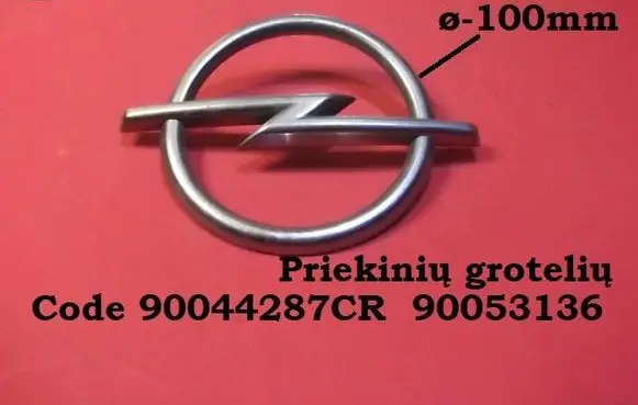 Opel Rekord E2 Other badges/marks 90044287CR 90053136