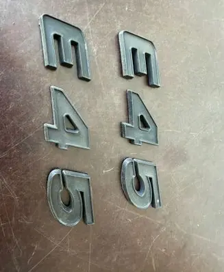Dodge Durango III Fender model badge letters