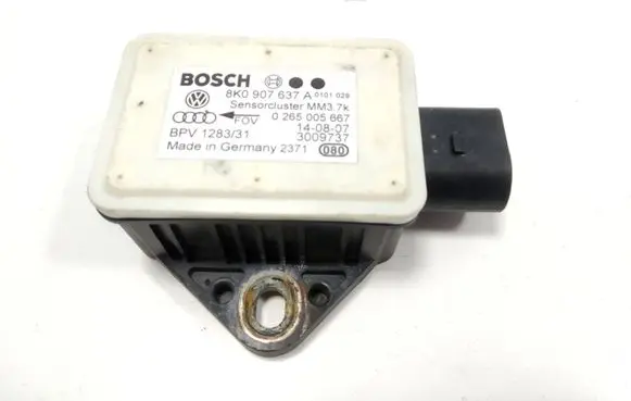 Audi A5 8T 8F ESP acceleration yaw rate sensor 8K0907637A 0265005667