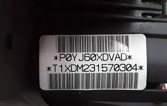 Chrysler Pacifica Steering wheel airbag P0YJ60XDVAD P0YJ60XDVADX