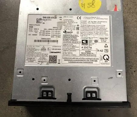 Volkswagen Golf VIII MMI control unit 5H6035876B