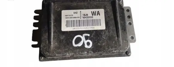 Chevrolet Aveo Engine ECU kit and lock set 5WY1E07C 5WY1E07C 96435559 1BJN