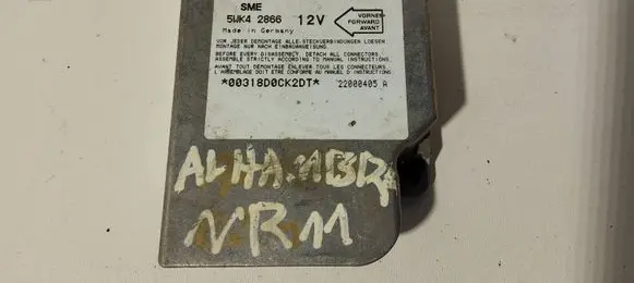 Seat Alhambra (Mk1) Airbag control unit/module 6Q0909605 22000405A 5WK42866