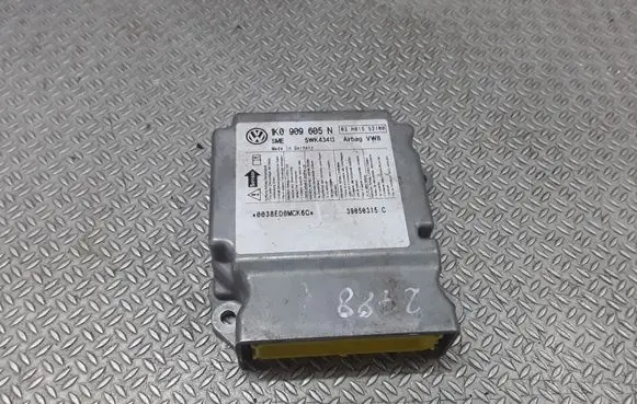 Volkswagen Golf Plus Airbag control unit/module 1K0909605N