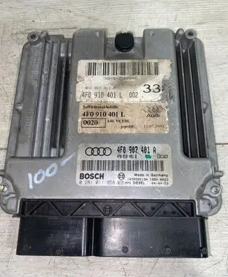 Audi A6 S6 C6 4F Engine control unit/module 4F0907401A 0281011958 4F0910401B