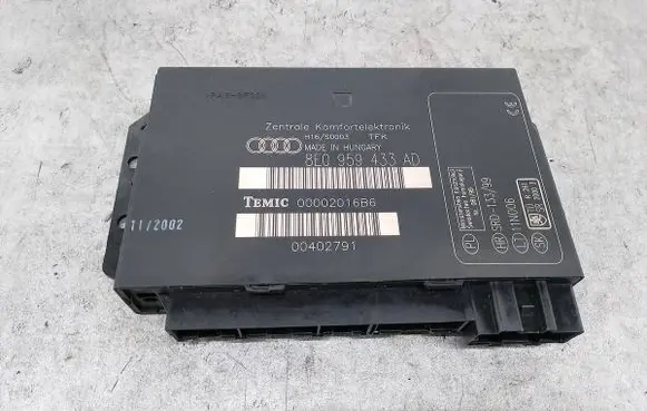 Audi A4 S4 B6 8E 8H Comfort/convenience module 8E0959433AD