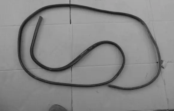 Renault Kangoo II Trunk rubber seal (body) 