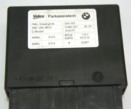 BMW X6 F16 Parking PDC control unit/module 6862557