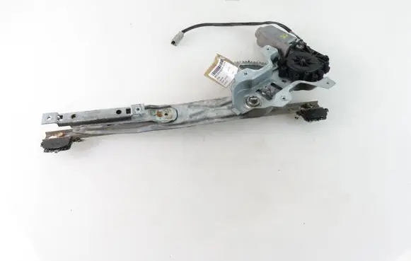 Rear door window regulator with motor