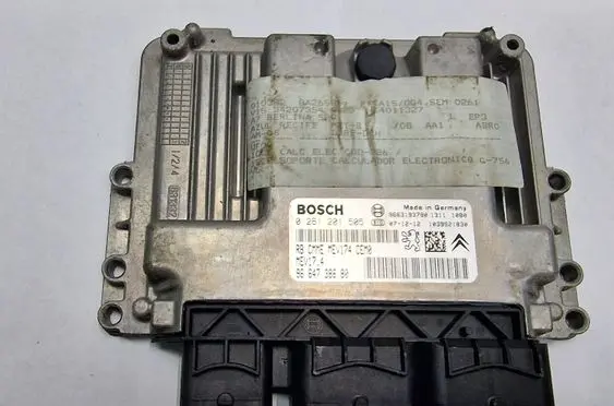 Peugeot 308 Engine control unit/module 9664738680 0261201505 MEV174