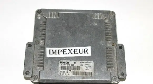 Peugeot 607 Engine control unit/module 9645987180 0281010933