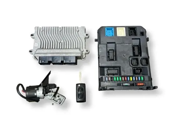 Peugeot 207 Engine ECU kit and lock set V29009427A 9675916480