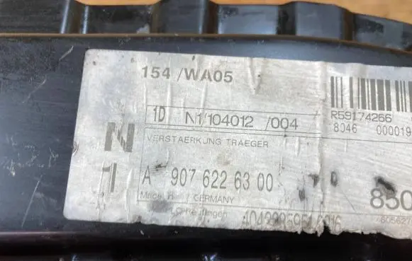 Mercedes-Benz Sprinter W907 W910 Front side member A9076226300 R59174266 1547WA05