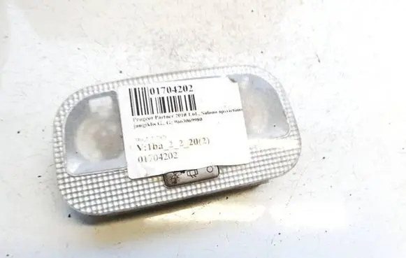 Peugeot Partner Rear seat light 9663069980