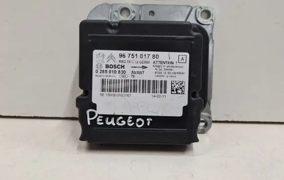 Peugeot 3008 I Airbag control unit/module 9675181780 0285010830