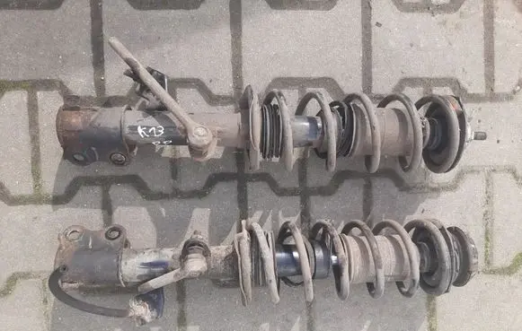 Nissan Micra Front shock absorber with coil spring