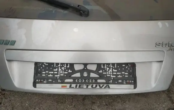 Fiat Stilo Trunk door license plate light bar 