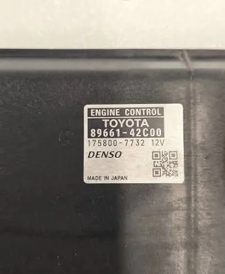 Toyota RAV 4 (XA30) Engine control unit/module 8966142C00 1758007732