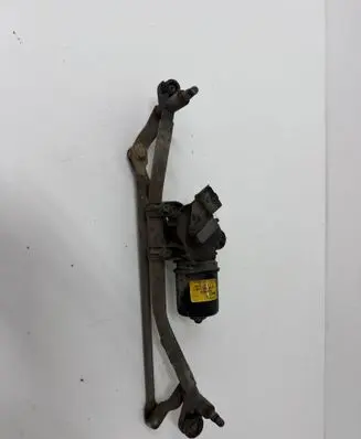 Front wiper linkage and motor