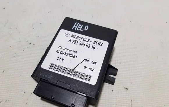 Mercedes-Benz R W251 Air suspension control unit module (rear) A2515450316DD A2515450316