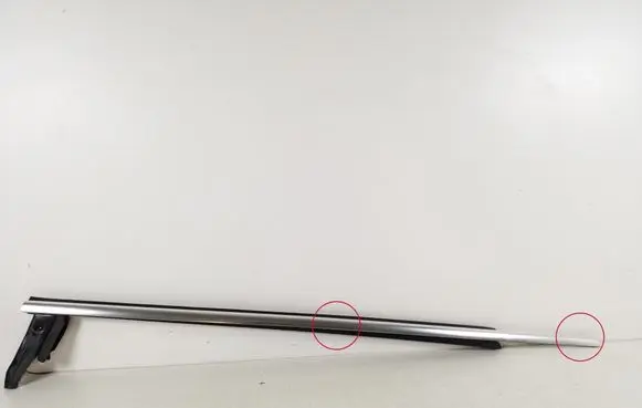 Mercedes-Benz CL C216 Front door glass trim molding A2166900280