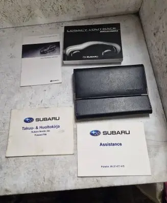 Subaru Legacy Owners service history hand book 