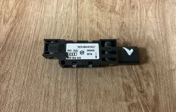 Airbag deployment crash/impact sensor