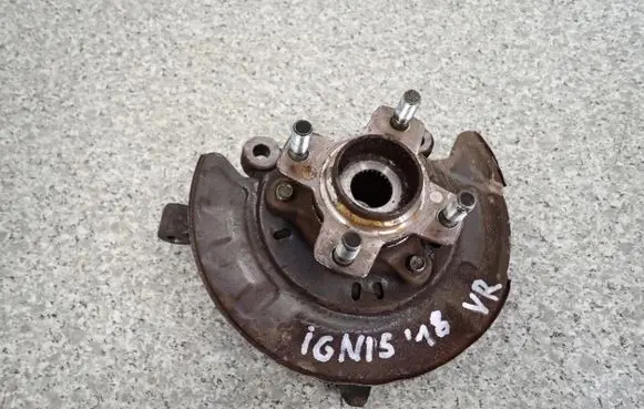 Front wheel hub spindle knuckle