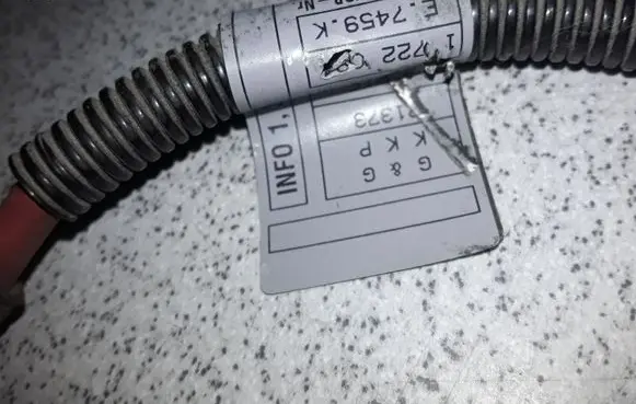 BMW 3 E46 Wires (generator/alternator) 1722094 1714170 2245540