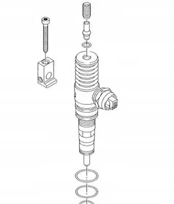 Volkswagen Tiguan Fuel injector 04L130277AE