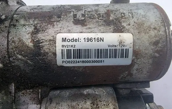 Peugeot Boxer Starter motor BV21K219616N