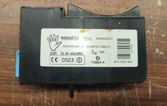 Renault Espace IV Ignition key card reader 8200625887 8200625887a