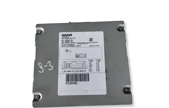 Saab 9-3 Ver2 Head unit multimedia control 12757925BASAAB 12757925BA 12805541