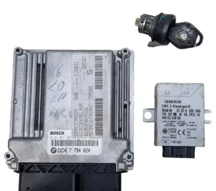 BMW 5 E39 Engine ECU kit and lock set 61356905666 7794624 6905666