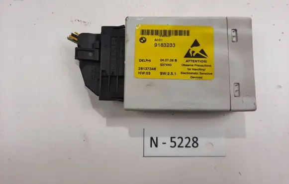 BMW 5 E60 E61 Center console control module 9183233