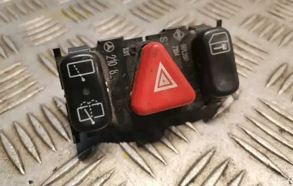 Mercedes-Benz E W210 Hazard light switch 2108208010
